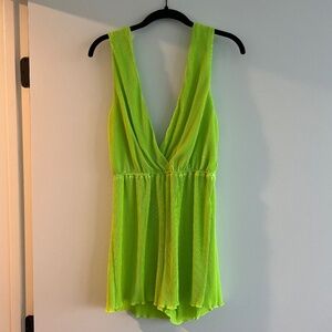 Yellow romper